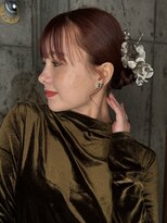 【徳岡】成人式ヘアセット 卒業式ヘアセット 二次会ヘア 花飾り