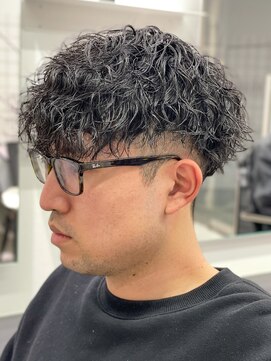 エルマーク 枚方(L-MARK) ツイストスパイラル波巻きパーマスパイラルパーマパーマメンズ