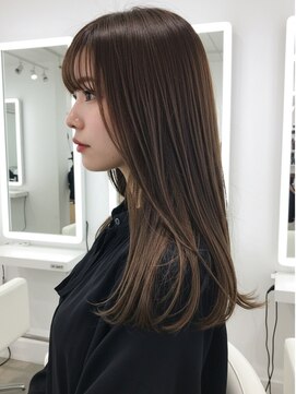 エル 新小岩(elu) 美髪/ワイドバング/レイヤーカット/くすみベージュ/新小岩駅