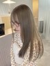 【透け感】カット＋ケアカラー＋ダブルカラー＋トリートメント