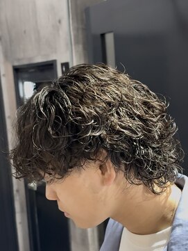 ビカムメンズヘアー 栄店(become men's hair) ダウンバングサーフカール