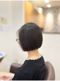 30代40代50代大人ショートボブ後ろ姿丸みボブ【ヘッドスパ】
