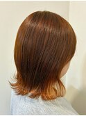 ハイライト×オレンジベージュ