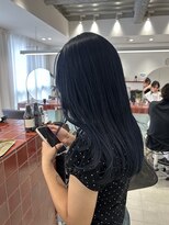 ガリカ 博多駅前(Gallica)&nbsp;黒髪暗髪スタイル/ブルーブラック/ネイビーブルー