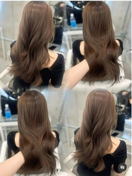 アイシー 表参道(ICY) 赤み抑えたナチュラルブラウン/オリーブミックスワンホンヘア