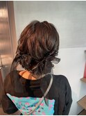 【ツインお団子】結婚式/卒業式/銀座/ヘアセット/アレンジ