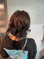 シャルムバイケンジ(Charm.by KENJE)&nbsp;【ツインお団子】結婚式/卒業式/銀座/ヘアセット/アレンジ