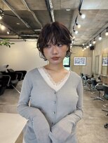 ヒュージ 表参道(huge)&nbsp;レイヤーボブ/ショート/ニュアンスパーマ/顔周りカット/20代30代