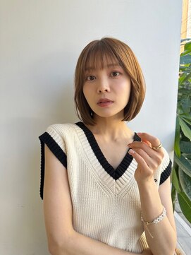 セイドット オモテサンドウ(Say. omotesando) Say.ショートボブミニボブヘーゼルグレージュグランマッシュ青山