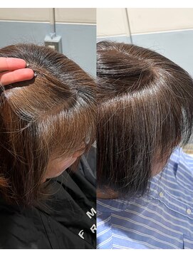 白髪染め不使用/白髪ぼかしカラー/天王寺