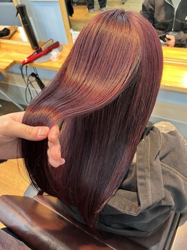 アン ブリーチ(UN BLEACH) 【ダブルカラー】ワインレッド