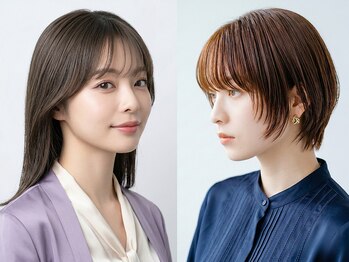 ジプソ 池袋西口(Gypso)の写真/小顔に見せたい大人女性必見。顔周りのカットで第一印象の美人度アップ！