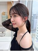 前髪とのつながりが綺麗な顔周りスタイル【浦和】