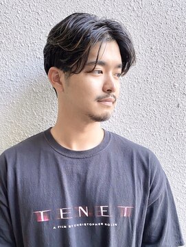 シエン 恵比寿(CIEN) men's hair/ナチュラルセンターパート/シースルーウルフ/恵比寿