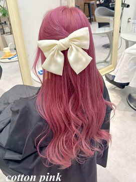 ユニークバイケンジ 町田(unique KENJE) 韓国アイドルみたいなピンクカラー！