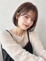 ワゴンバイアフロート(Wagon by afloat) 池袋30代40代丸みショートボブ前髪あり