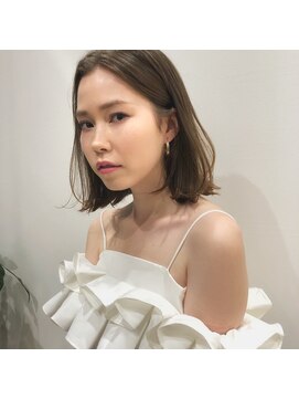 ブリンク(blink) 〈blink〉ミルクティーグレージュパツっとボブ