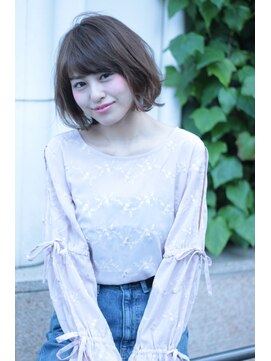 フォルテレイ 青山(FORTE Lei) 厚めバングゆるふわスリークボブ