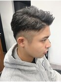 ヒロミ風☆7：3オールバックスタイル