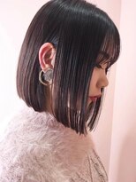 ケアリー 武蔵小杉(Carelly)&nbsp;前髪かき上げイメチェンイヤリングカラーラベンダーカラーくびれ