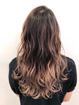 ノア(noa.) モテ髪◎コーラルバレイヤージュ/高橋タツヤ/弘明寺/noa./美容室