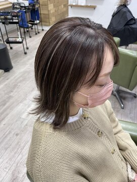 ジゼル(gisele) (稲毛)白髪ぼかしハイライト