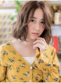 ★センターパートくせ毛風フレンチカジュアル20代30代40代★8