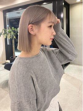 ディーカヘアー(Di KA HAIR) 【Di-KA】ホワイトベージュ/ボブ/YUDA