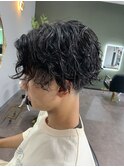 #メンズパーマ