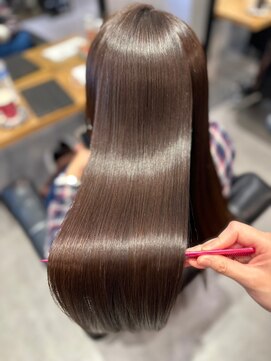 ライフ(LIFE) 髪質改善ヘアエステ/縮毛矯正/ストレート/黒髪/ココアベージュ