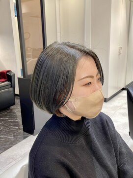 シファー(～Cifer) オリーブグリーン小顔ふんわりカール丸みボブお客様ヘア☆