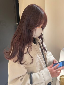 ヘアサロン ガリカ 表参道(hair salon Gallica) 大人ゆるふわラベンダーココアブリーチなしダブルカラー