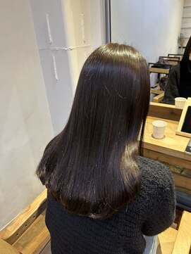ロレ 下北沢(lore) 艶ストレートナチュラルブラウンカラーTOKIOトリートメント