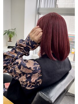 リジョイスヘア(REJOICE hair) 【REJOICE hair 】ビビットチェリーレッド