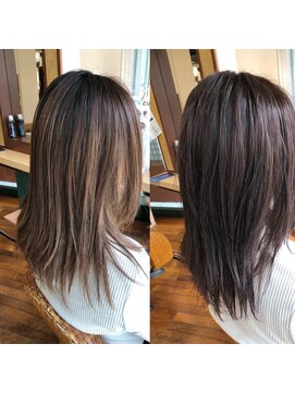 ヘアー マジック 国立店(Hair Magic) ダークブラウン×ハイレイヤースタイル