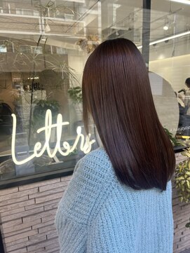 レターズ(Letters) straight style（METEO  treatment）