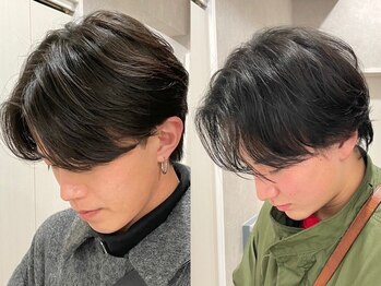 メレ 仙台(Mele)の写真/【21時まで】仕事帰りや学校帰りにも通いやすい♪［仙台/仙台駅/メンズカット/眉毛/マッシュパーマ/MEN'S］