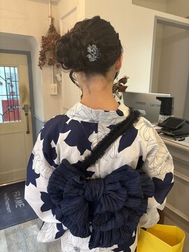 フレーム へアアンドトリートメント 天王寺北口店(FRAME) 浴衣スタイル