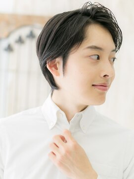 グルーミングサロン バーバー キャッスル 北浦和西口(Grooming salon Barber Castle) 立ち上げ七三分けダークアッシュ韓国ヘアT北浦和