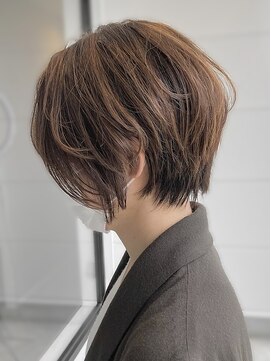 モッズヘア 足利(mod'hair) 30代40代秋の大人美人◎ひし形ショートボブ×くびれカット