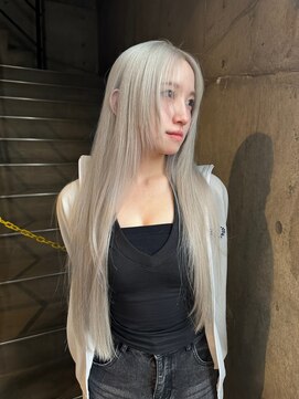 ダブ アオヤマ(DaB AOYAMA) 顔まわりレイヤー×ホワイトベージュ