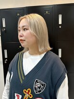 エトレ(etore)&nbsp;透明感ブリーチカラーショートボブ