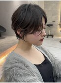 ウェーブミディアム似合わせカットメルティカラーショート[池袋]