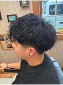 スパイラルパーマ