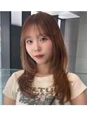 韓国へア/レイヤー/顔周り/ボブ/透明感カラー