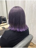 裾カラー×外ハネボブ