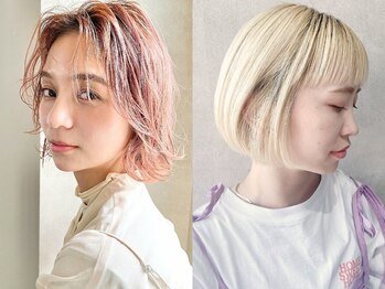 enx 鶴ヶ峰店　ショートボブ/オージュア/髪質改善カラー/前髪縮毛矯正/白髪染め