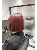 ブロック 日吉店(BLOC)&nbsp;ピンクカラー×ボブ