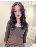 チーカ(chica)&nbsp;透け感ラベンダー×韓国風ウェーブ