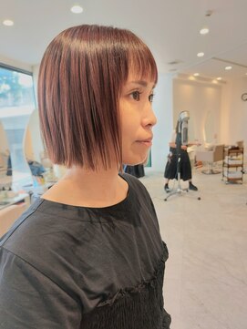 カムバイネオリーブ 溝の口店(Cam by neolive) ☆きりっぱなしボブ・ピンクベージュ☆